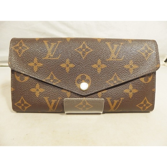 Louis Vuitton Brown Portefeuille Sarah Wallet - Picture 1 of 8